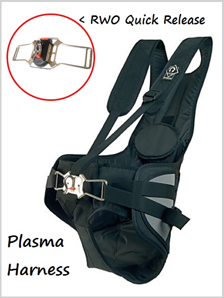 QR Plasma Trapeze Harness (with quick release hook)
